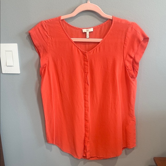 Joie Tops - Joie Bright Coral Blouse
